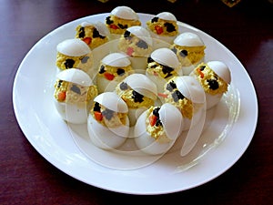 Happy Easter Deviled Eggs