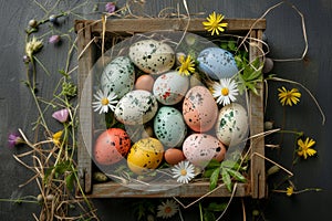 Happy easter Easter egg hunt Eggs Eggspiring Bunny Basket. White Abstract Bunny Turquoise. amusing background wallpaper