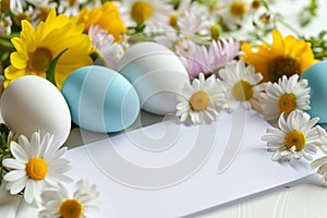 Happy easter easter egg prizes Eggs Easter Church Basket. White thank you card Bunny egg themed games. religious card background