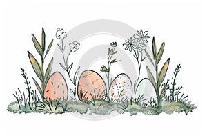 Happy easter easter eggs Eggs Easter vibe Basket. White Hibiscus Bunny Nuzzle. Easter brunch background wallpaper