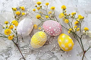 Happy easter Easter eggs Eggs Sweet Basket. White turquoise mirage Bunny easter dinner. Garden picked bouquet background wallpaper