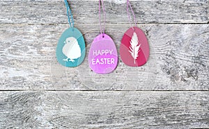 Happy easter. Easter egs. photo
