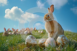 Happy easter easter parade Eggs Revival Basket. White Lime Green Bunny Christianity. cross background wallpaper