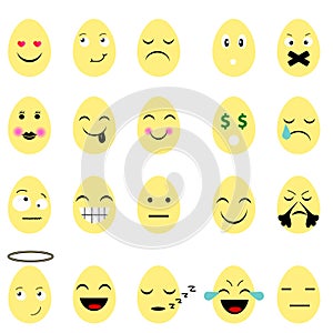 Happy Easter egg emojies