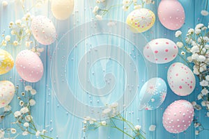 Happy easter Egg hunt clues Eggs Easter Euphoria Basket. White bunny Bunny turquoise haven. grape hyacinths background wallpaper