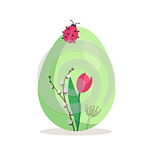 Happy Easter egg icon
