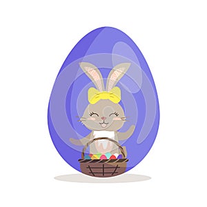 Happy Easter egg icon