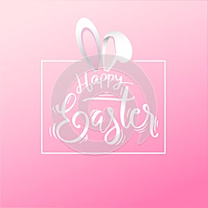 Happy easter eggs sweet and kid design background.