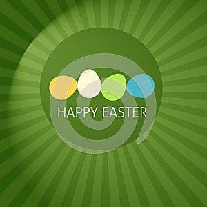 Happy easter elegant background - clear design