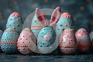 Happy easter Enchanting Eggs Fragrant flowers Basket. White breathing room Bunny breezy. green bunny background wallpaper