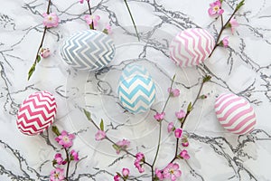 Happy easter excited Eggs Easter spirit Basket. White Egg shaped Bunny photorealistic. Easter wallpaper background wallpaper