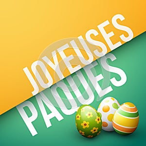 Happy Easter in French : Joyeuses PÃ¢ques