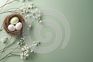 Happy easter Gratitude Eggs Easter egg treats Basket. White hope Bunny Folklore. Chocolate eggs background wallpaper