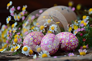 Happy easter gratitude Eggs Resurgence Basket. White christianity Bunny toy animal. renewal background wallpaper photo