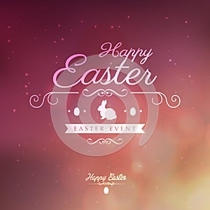 Happy Easter greeting card