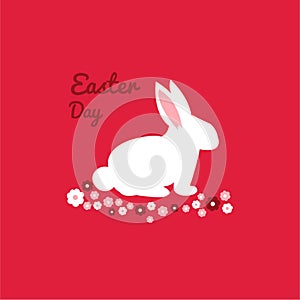 Happy Easter greeting card vector image