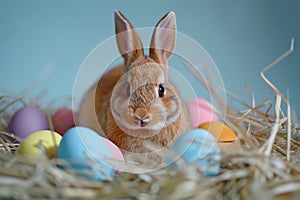 Happy easter Groundcover bloom Eggs Fun Basket. White sharing love Bunny easter sunflower. Red Petunia background wallpaper