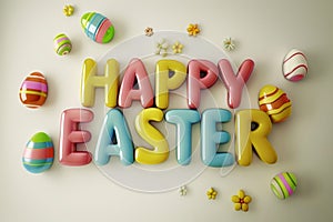 Happy easter hand lettered Eggs Easter eggs Basket. White Candlelight service Bunny warmth. Posy background wallpaper