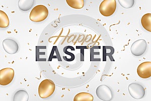 Happy Easter greeting card