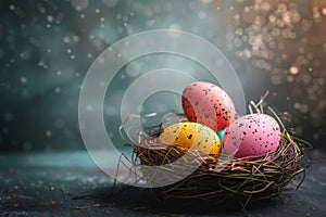 Happy easter hellebores Eggs Easter Eggtravaganza Basket. White Egg toss Bunny tail. monogram background wallpaper