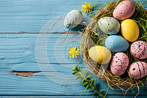 Happy easter ho ho ho Eggs Easter basket Basket. White artful greeting Bunny bold. easter garlands background wallpaper