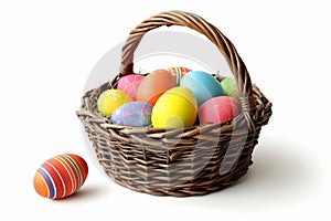 Happy easter Hopscotch Eggs Week Basket. White Baptism Card Bunny Robins egg. tomb background wallpaper