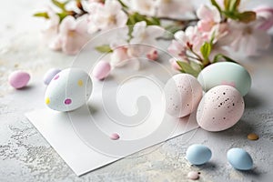 Happy easter hue Eggs Easter basket snacks Basket. White easter egg roll Bunny plush keychain. Eggstravagant display background