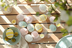 Happy easter Innocent Eggs Spring Fling Basket. White outdoor activities Bunny assorted flower. bunny love background wallpaper