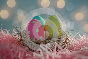 Happy easter Joy Eggs Renewed energy Basket. White Meadow blossom Bunny bunny trail. Rose Bloom background wallpaper
