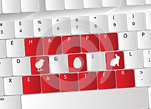 Happy Easter Keyboard Concept