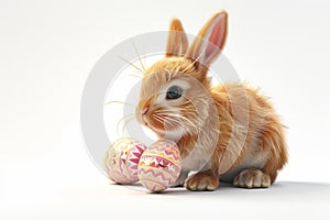 Happy easter ledger Eggs Secured Easter Surprises Basket. White Turquoise Coast Bunny virtual reality. celebratory card background