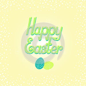 Happy Easter lettering