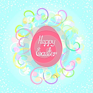 Happy Easter lettering