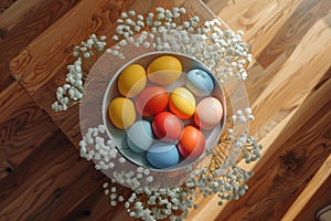 Happy easter marigolds Eggs Easter basket extras Basket. White hoppy wet Bunny trickster. Egg decorating background wallpaper photo