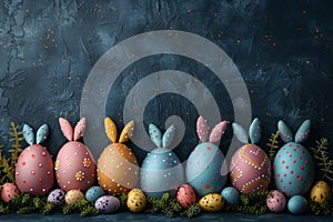Happy easter Moral Eggs Mercy Basket. White rose cream Bunny stations of the cross. easter lily cactus background wallpaper