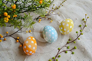 Happy easter ombre effect Eggs Floral Fragrance Basket. White sweet peas Bunny Food coloring. scent background wallpaper