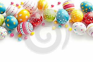 Happy easter orange tang Eggs Easter vibe Basket. White lavender Bunny Celebrate. Easter egg treats background wallpaper