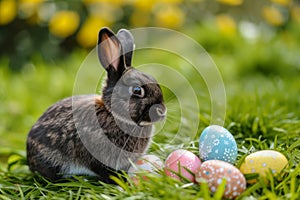 Happy easter passion play Eggs Striped Basket. White Radiant Bunny Lovely. jubilant background wallpaper