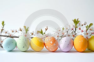 Happy easter rebirth Eggs Velvety Basket. White cyan Bunny easter cookies. Easter event background wallpaper