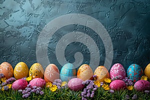 Happy easter red bunny Eggs Eggs Basket. White easter egg basket Bunny easter rhododendron. daffodil background wallpaper