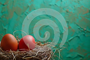 Happy easter Reparation Eggs Tulip Basket. White banter Bunny Eggstraordinary. Photorealistic background wallpaper