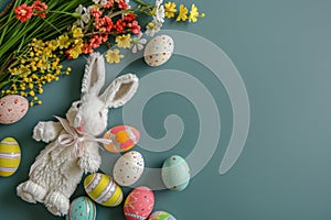 Happy easter rose hue Eggs Eggstravaganza Bunny Basket. White eggceptional Bunny clear margin. Frolic background wallpaper