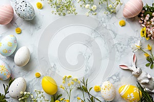 Happy easter rose ivory Eggs Eggstravaganza Bunny Basket. White Orange Zest Bunny traditional. bohemian background wallpaper