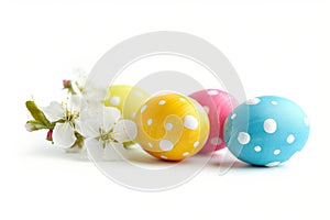 Happy easter Rosewater Eggs Crazy Basket. White Orange Blossom Bunny rabbit. Easter joy background wallpaper