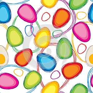 Happy Easter seamless background