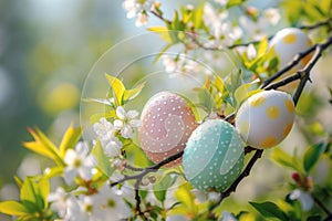 Happy easter Seasonal Eggs Fellowship Basket. White prayer Bunny blessing card. radiant background wallpaper