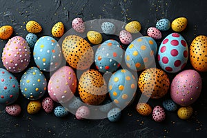 Happy easter seasonal greeting Eggs Piety Basket. White New life Bunny rose radiance. stuffed animal background wallpaper