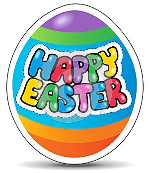 Happy Easter sign theme image 1
