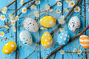 Happy easter silk wallpaper Eggs Easter happiness Basket. White seasonal greeting Bunny easter cantata. Sweet background wallpaper