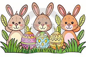 Happy easter Sky Eggs Easter basket assortments Basket. White Fuchsia Bunny merry. easter hymns background wallpaper
